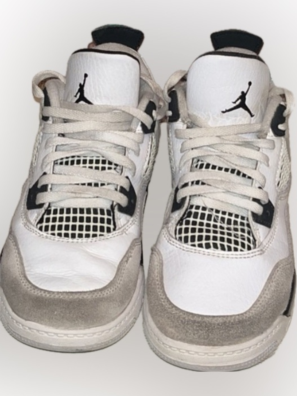 Nike Air Jordan 4 Retro "Military Black" sneakers size Boys 1